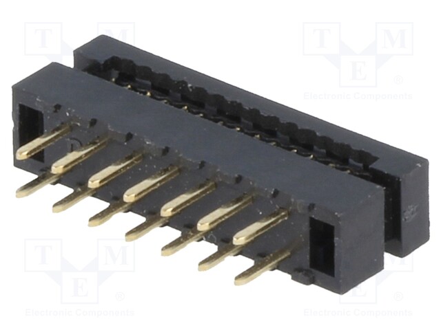 IDC transition; PIN: 14; THT; for ribbon cable; 1mm; Layout: 2x7