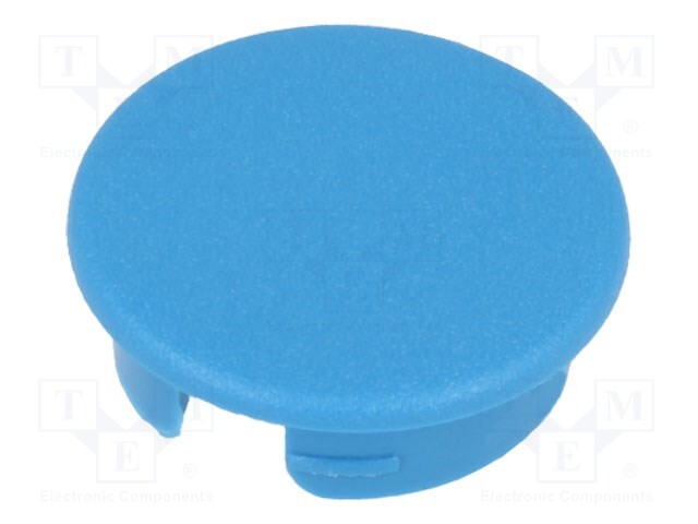 Cap; ABS; blue; push-in; Application: A2523,A2623; Shape: round