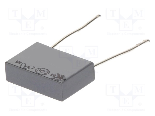 Capacitor: polypropylene; Y2; 3.3nF; 10mm; ±20%; 13x4x9mm; 300VAC
