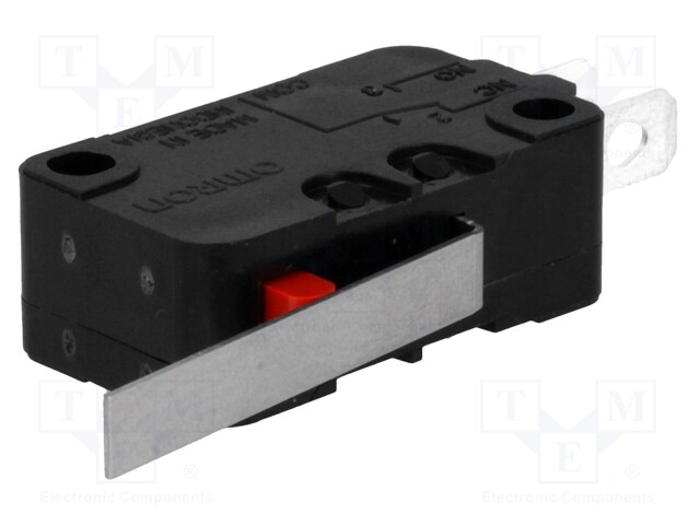 Microswitch SNAP ACTION; with lever; SPDT; 16A/250VAC; 10A/30VDC