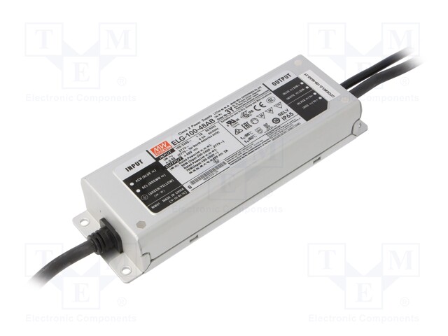 Power supply: switched-mode; LED; 96W; 48VDC; 43.2÷52.8VDC; 1÷2A