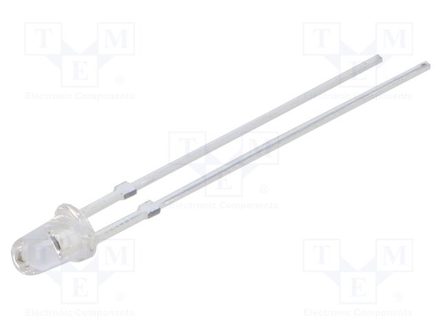 IR transmitter; 3mm; 770÷790nm; transparent; P opt: 80÷90mW; 15°