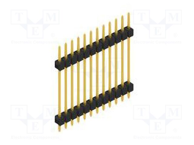 Connector: pin strips; pin header; male; PIN: 12; 2.54mm; THT; 1x12