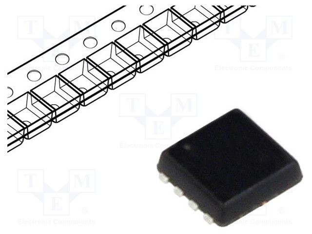 PMIC; DC/DC converter; Uin: 4.5÷18V; Uout: 15.3V; DFN8; buck