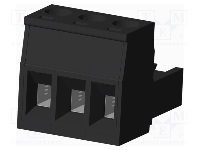Connector: pluggable terminal block; plug; female; straight; 5mm