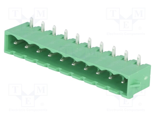 Pluggable terminal block; 5.08mm; ways: 10; angled 90°; socket