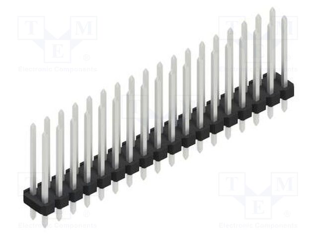 Connector: pin strips; pin header; male; PIN: 36; 2.54mm; THT; 2x18