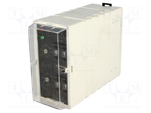 Timer; 0,001s÷99h; DPDT; 250VAC/5A; 24÷48VAC; 24÷48VDC; undecal