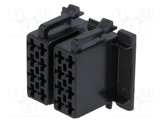 Connector housing; plug; ISO; PIN: 16; Works with: 341432