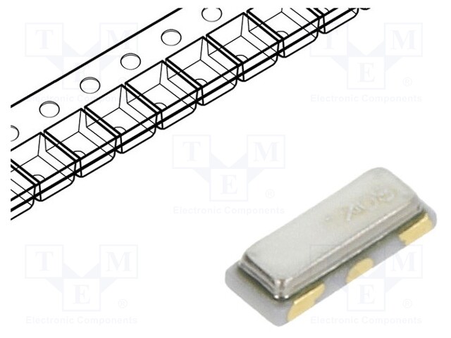 Resonator: ceramic; 8MHz; SMD; 3.2x1.3x0.7mm; ±0.5%; -20÷80°C; 10pF