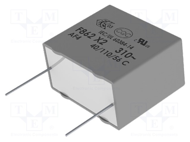 Capacitor: polypropylene; X2; 470nF; 15mm; 18x19x11mm; -40÷110°C