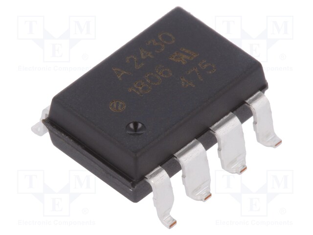 Optocoupler; SMD; Channels: 2; Out: gate; Gull wing 8; 10kV/μs