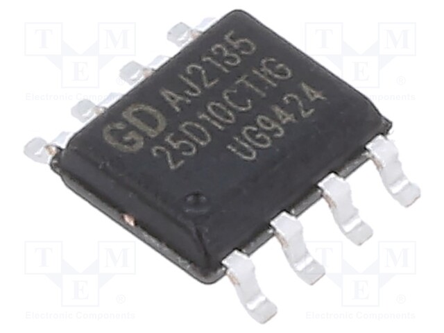 IC: FLASH memory; 1Mb; Dual I/O,SPI; 100MHz; 2.7÷3.6V; SOP8