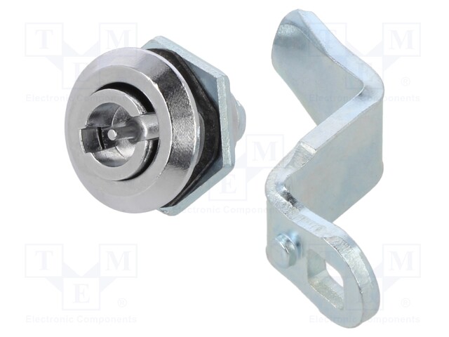 Lock; cast zinc; 45mm; Kind of insert bolt: double-bit insert