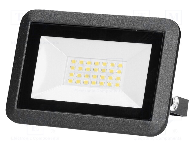 Lamp: LED flood light; 20W; 4000K; CRImin: 80; 43x121x82mm; IP65