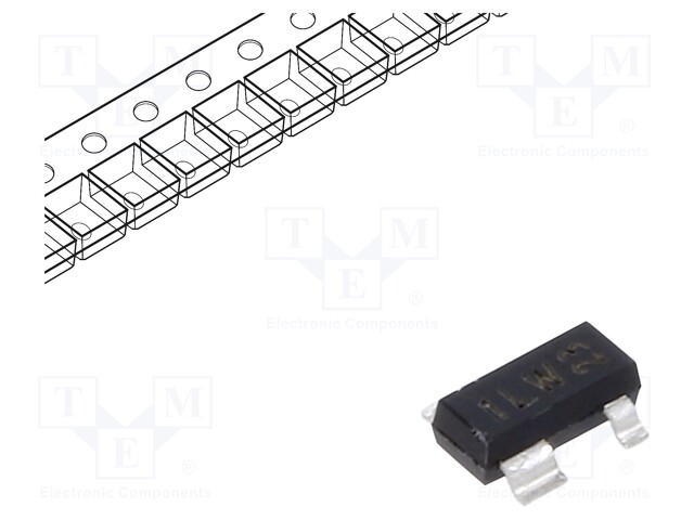 Transistor: NPN x2; bipolar; 30V; 100mA; 250mW; SOT143B