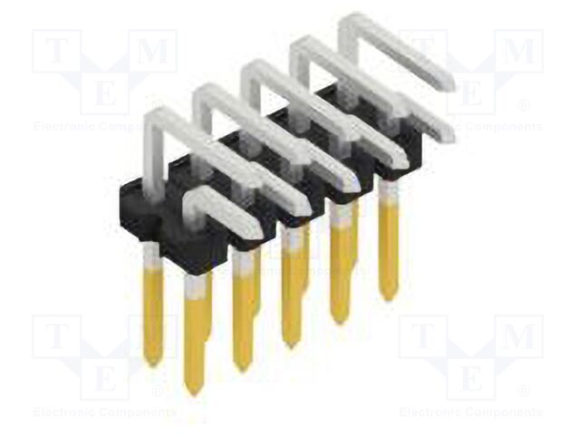 Connector: pin strips; pin header; male; PIN: 10; 2.54mm; THT; 2x5