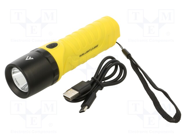 Torch: LED; 2.5h; 700lm; IPX7; DURA LIGHT 2.3