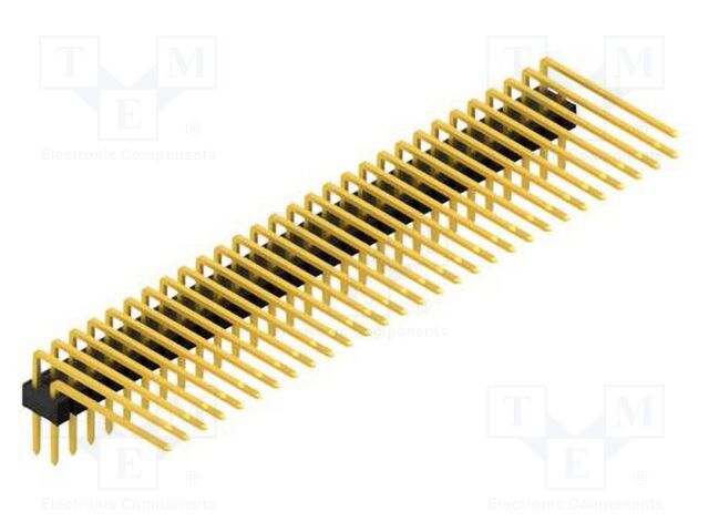 Connector: pin strips; pin header; male; PIN: 58; 2.54mm; THT; 2x29