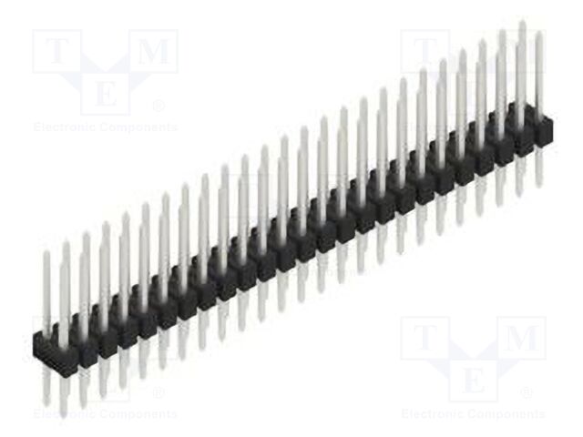 Connector: pin strips; pin header; male; PIN: 50; 2.54mm; THT; 2x25