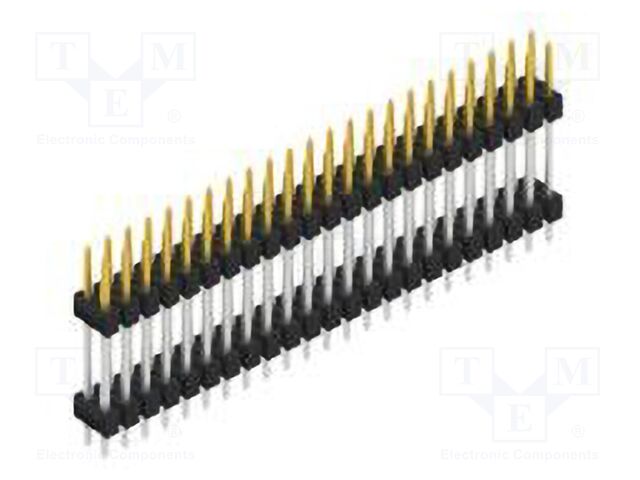 Connector: pin strips; pin header; male; PIN: 46; 2.54mm; THT; 2x23