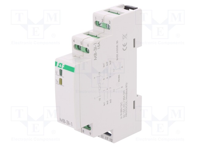 Converter: current; DIN; 0÷285VAC,0÷400VDC; 9÷30VDC; IP20