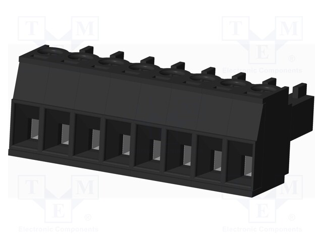 Connector: pluggable terminal block; plug; female; straight; 300V