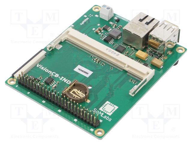 Dev.kit: ARM NXP; Ethernet,UART,USB; 9÷12VDC; 98x79x22mm