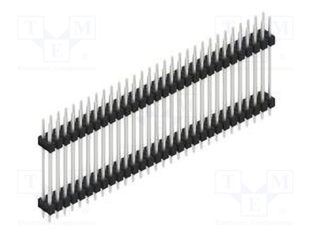 Connector: pin strips; pin header; male; PIN: 60; 2.54mm; THT; 2x30