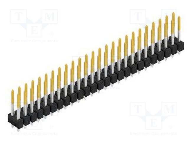 Connector: pin strips; pin header; male; PIN: 50; 2.54mm; THT; 2x25