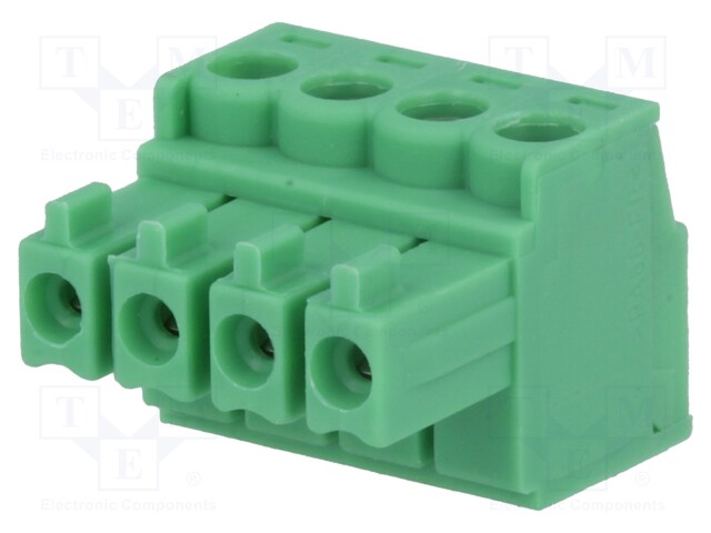 Pluggable terminal block; 3.5mm; ways: 4; straight; plug; female