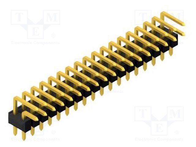Connector: pin strips; pin header; male; PIN: 36; 2.54mm; THT; 2x18