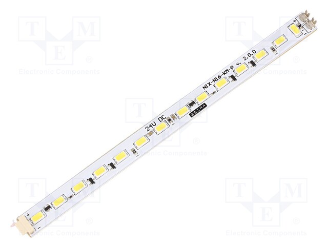 LED strip; 24V; white cold; No.of diodes: 14; 634.9(typ)lm; 260mA
