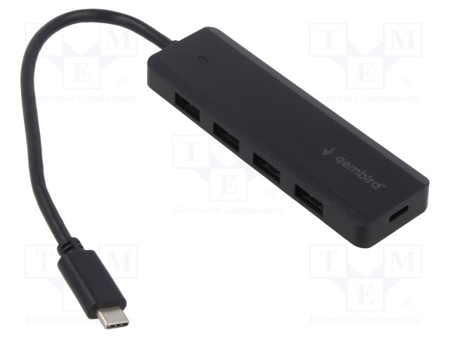 Hub USB; USB A socket x4,USB C socket,USB C plug; USB 3.1