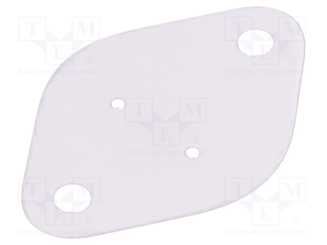Heat transfer pad: mica; TO3; 0.35K/W; L: 41.5mm; W: 28.2mm