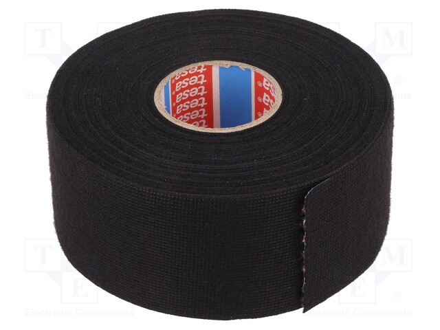 Fabric tape; PET wool; W: 50mm; L: 25m; black