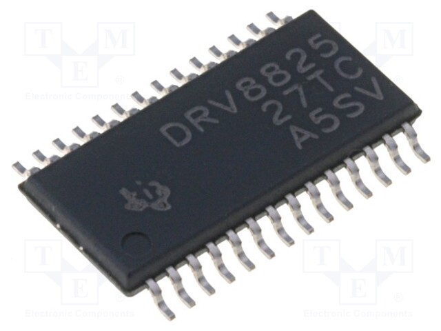 Driver; stepper motor controller; 2.5A; 24V; Channels: 2; HTSSOP28