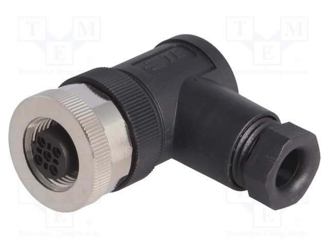 Plug; M12; PIN: 5; female; B code-Profibus; for cable; IP67; 60V; 4A