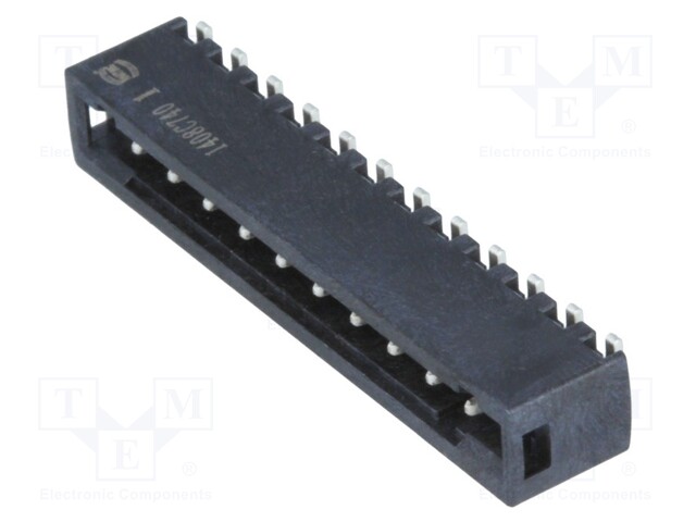 Connector: wire-board; female; PIN: 10; 2.54mm; SMT; socket; 6A