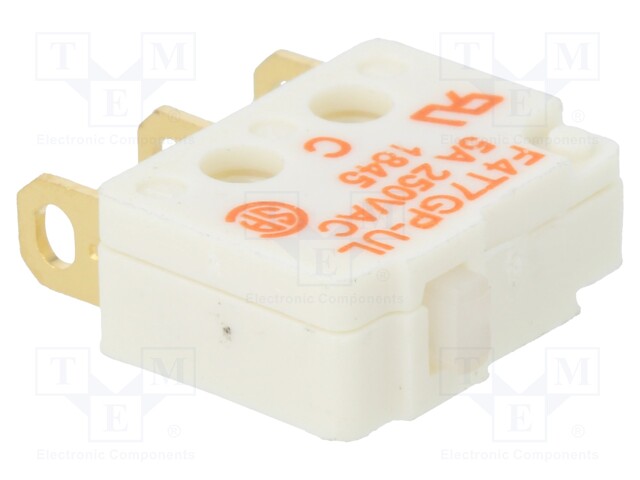 Microswitch SNAP ACTION; without lever; SPDT; 5A/250VAC; ON-(ON)