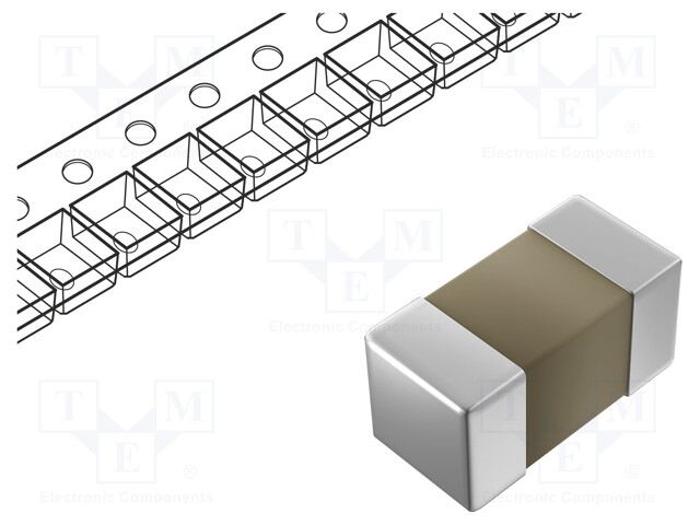 Ferrite Bead, 1206 [3216 Metric], 800 ohm, 2.5 A, BLM31KN Series, 0.05 ohm, ± 25%