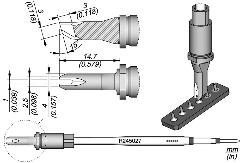 Tip; special; 1mm