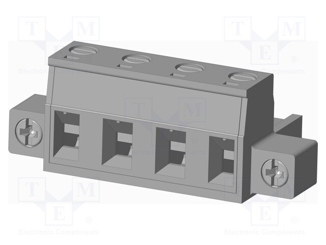 Connector: pluggable terminal block; plug; female; straight; grey