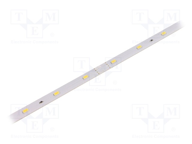 LED strip; 24V; white cold; W: 10mm; L: 480mm; CRImin: 80; 120°; D: 3mm