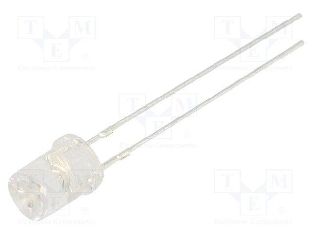 LED; 5mm; red; 500÷750mcd; 120°; Front: recessed; 2.1÷2.6V; -30÷85°C
