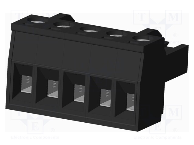 Connector: pluggable terminal block; plug; female; straight; 300V