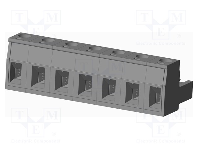 Connector: pluggable terminal block; plug; female; straight; grey