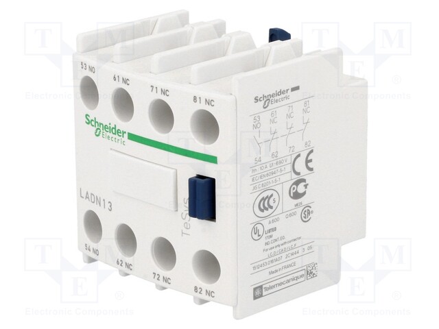 Auxiliary contacts; Series: TeSys D; Leads: screw terminals