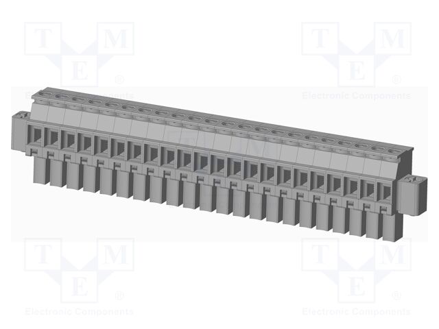 Connector: pluggable terminal block; plug; female; angled 90°