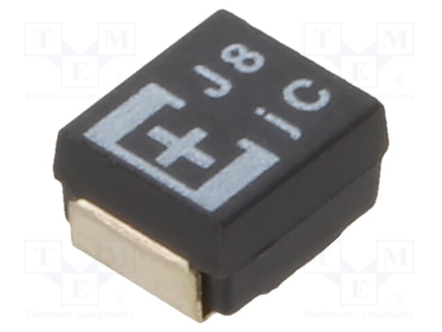 Capacitor: tantalum-polymer; 220uF; 6.3VDC; TPE; SMD; ±20%; 1000h